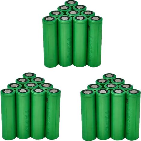 Batería recargable, capacidad de 3000 mAh, tecnología de iones de litio, VTC6-30PCS (1/2)