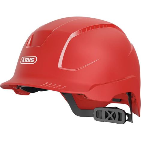 ABUS Mechanical 38484 SCATOR-E Non-vented Safety Helmet Red ABU38484 (1/5)