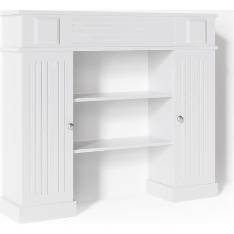 Entourage de cheminée , Blanc, 119.5 x 103 cm, Vicco (1/5)