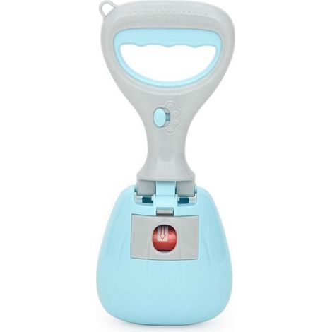 Pelle à Crottes Incassable pour Chiens et Chats avec PoignéE pour un Ramassage Facile des DéChets Sanitaires pour Chiens Bleu (1/4)