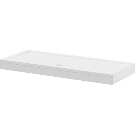Pearlstone 1700mm x 700mm x 40mm Rectangular Shower Tray and Plinth (1/5)