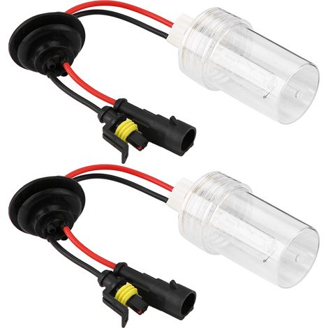 Akozon Hochleistungs-Xenon-Scheinwerfer-Ersatzlampen H1 6000K 100W 2 Stück. (1/5)