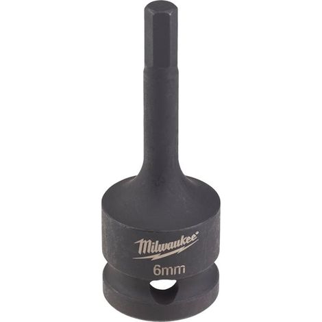 Llave de vaso milwaukee hex 6 construcción monobloque 67 mm (1/2)