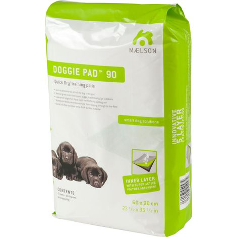 Maelson Doggie Pads, Welpen-Unterlage, weiß, 90 x 60 cm - 30 Stück