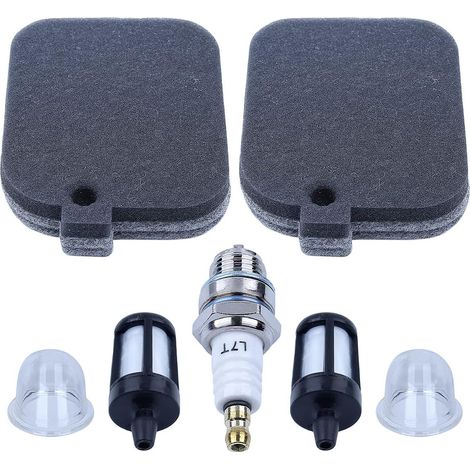 Adefol BG45 BG55 Air Filter Kit for Sthil BG45 BG46 BG55 BG65 BG85 SH55 SH85 BR45C Blower Parts Replace 42291201800 w/Spark Plug Fuel Filter Primer Bulb (1/5)