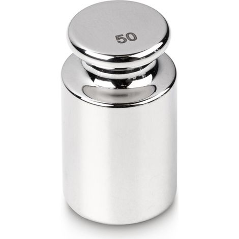 Kern Prüfgewicht 326-06K+C kalibriert, F1, Nennwert 50 g, Eco-Form, Edelstahl poliert