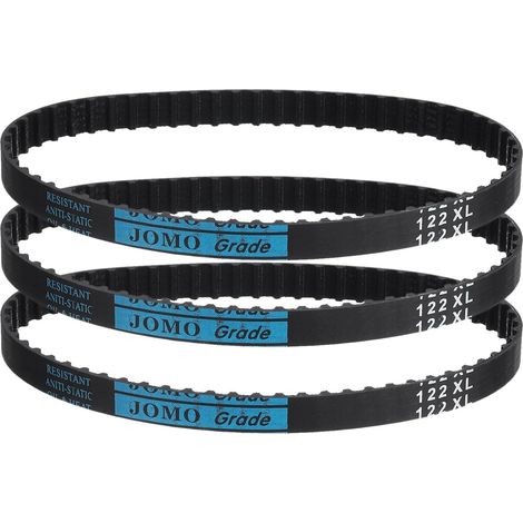 Pcs 122XL 037 Timing Belt 61 Teeth Rubber Toothed Gear Belt, Width 0.37", Pitch 0.20" Timing Belt (1/5)