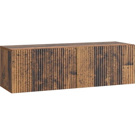 Mobile Porta TV da Muro Legno antico 98 x 31 x 30 cm vidaXL