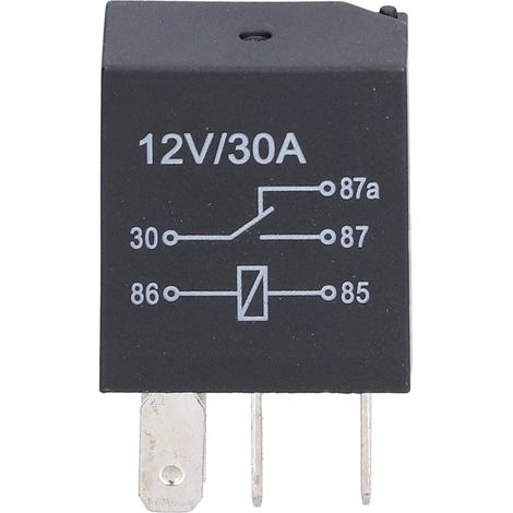 Kit de 10 relais violets 12V 30A étanches pour phares antibrouillard et climatiseur automobile (5 broches). (1/5)