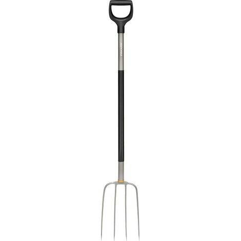 Fiskars Rastrello Ergonomico Argento 136 cm Giardinaggio