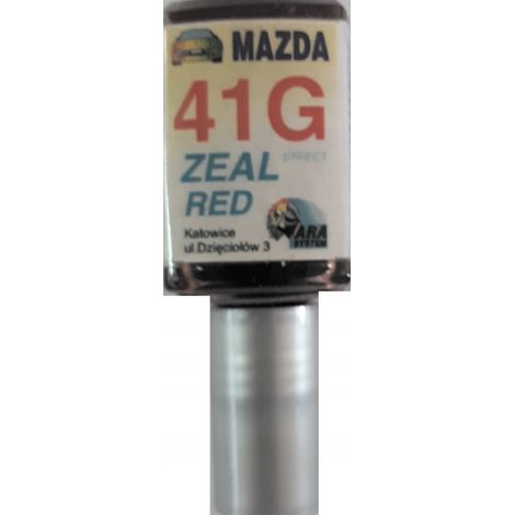 Mazda 41G Zeal Rouge, réparation des rayures de peinture, 10 ml, Arasystem (1/5)