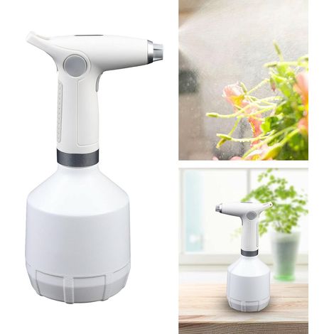 Bouteille d'arrosage électrique 1000 ml Arrosoir électrique rechargeable par USB Bouteilles d'arrosage manuel pulvérisateur fin Pulvérisateur d'eau électrique pour le jardin et les plantes pulvérisate