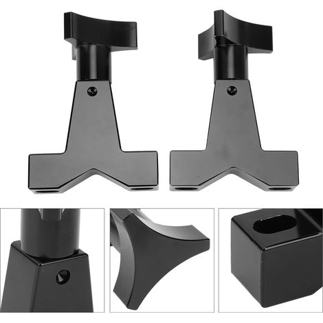 Tube de cric haute levée pour installation, compatible avec véhicules tout-terrain (camion, SUV, RZR, Northstar, noir) de 1 à 2,5 pouces. (1/5)