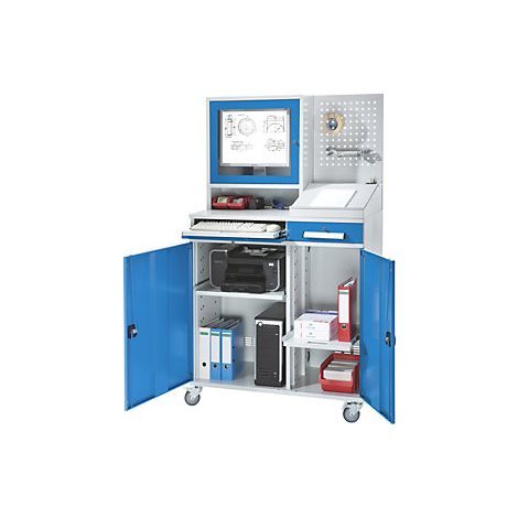 eurokraft pro  Postazione di lavoro per computer  lamiera