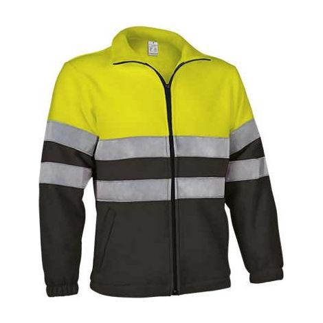 Chaqueta alta visibilidad en tejido polar Airport XXL Amarillo fluor / Negro