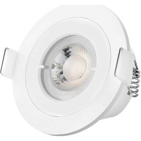 set of 6 Spot LED Recessed Extra Flat IP65 waterproof OREiN 4.5W Spots of Ceiling Spots Recessed LED White Warm 3000K lighting Recessed for bathroom, living room, hallway, desk, white (1/5)