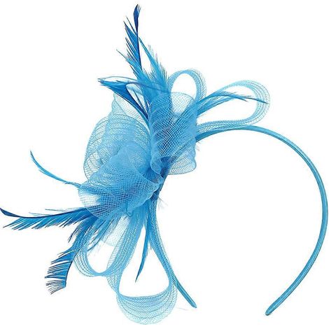 Chapeau bibi en maille, pince à cheveux, bandeau, bibi classique pour Derby, mariage, cocktail-18X15X5CM
