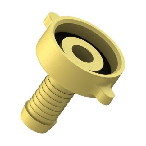 JS MS-SCHLAUCHVERSCHRAUB.,SCHWER 2-TEILIG,FLACHDICHTEND,1/2"x1"
