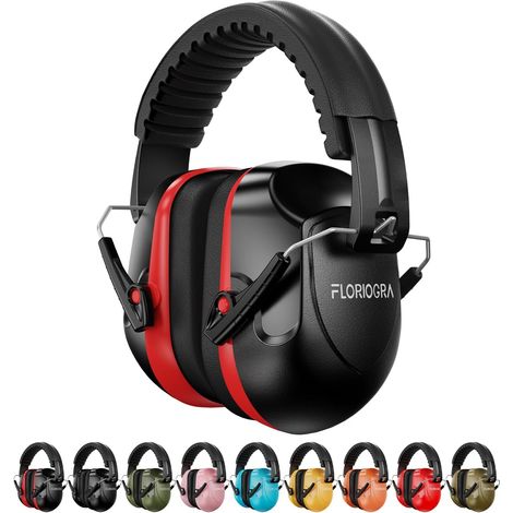 Casque Anti Bruit Adulte, Casque Antibruit Pliable Réglable de SNR 34dB, Protection Auditive pour Travail Autisme Bricolage Tonte Chantier Milieu Bruyant ou Stressant (1/5)