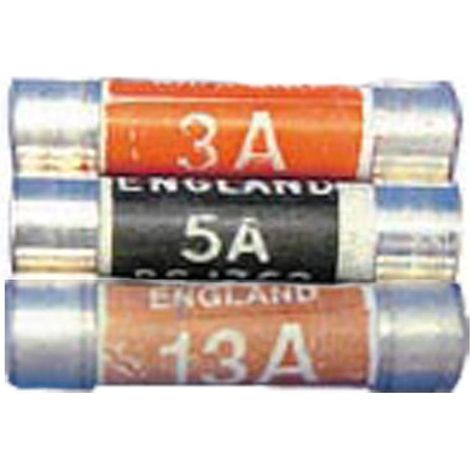 Dencon 103513 BS1362 Fuses 3/5/13 Amp x 9 103513 DCN1431
