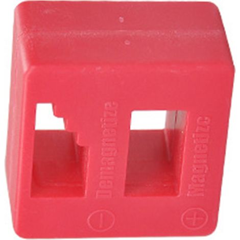 Magnétiseur/démagnétiseur en gros d'usine, tête 2 en 1, tournevis, outils pour magnétiseur/démagnétiseur, rouge. (1/4)