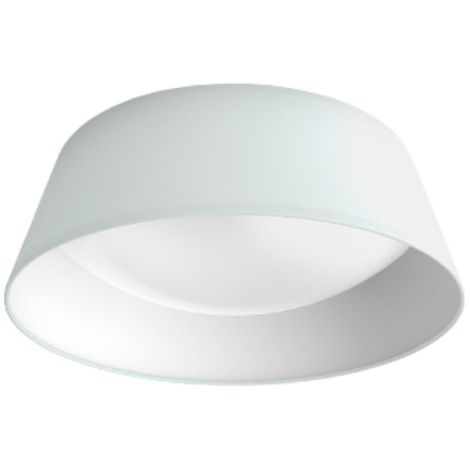 Lámpara de techo LED de interior PHILIPS - EyeComfort - 34cm - 14W - 1100 lúmenes - 3000K - blanco metal - 93535