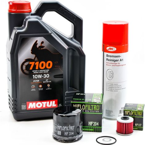Kit Entretien Vidange Standard pour HONDA FORZA 750 de 2021 à 2024 - MOTUL 7100 10W30 4L