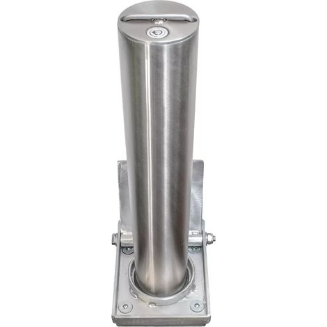 Ultra Secure – Borne escamotable de sécurité télescopique en acier inoxydable – Verrou intégré – Diamètre 90 mm – Hauteur 480 mm – Poids 20 kg