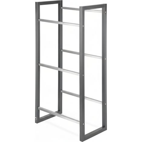 Rayonnage pour caisses de boissons Rayonnage pour boissons 3 caisses bois Mattis Anthracite
