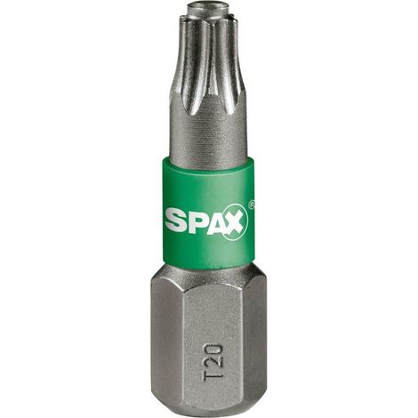 SPAX puntas de artornillado Bits T-STAR T20 - 10 cajas de 5 - , 25mm (1/2)