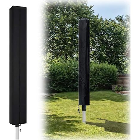 Housse Sechoir Parapluie ImperméAble, Housse De Protection pour SéChoir Parapluie Housse De Rangement pour éTendoir RéSistante Aux IntempéRies Housse Parasol Etendoir Linge Exterieur (1/5)