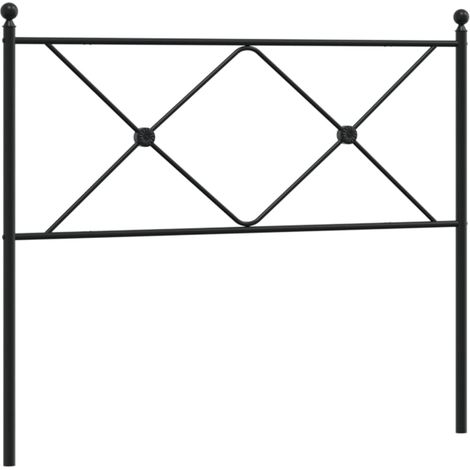 Tête de lit,Panneau décoratif métal noir 100 cm CFW4420605 (1/5)