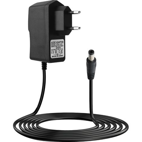 AC Adaptateur Convertisseur DC 12V 1A, Chargeur d'alimentation (1/5)