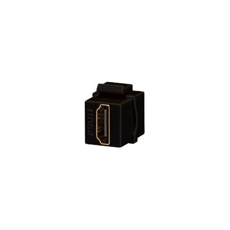 COUPLEUR HDMI KEYSTONE JACK NOIR GEWISS GW38056