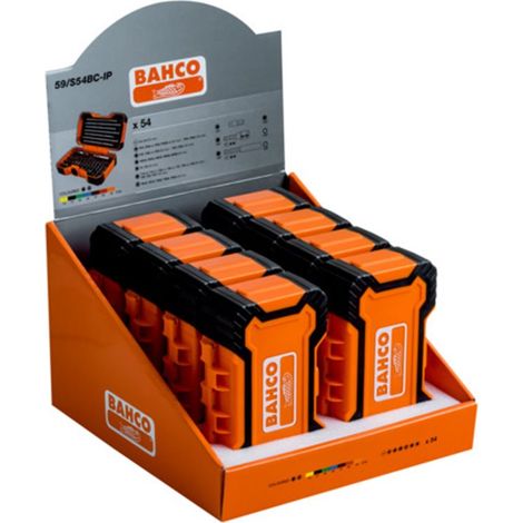Set de puntas para destornillador Bahco 7e829622 acero S2