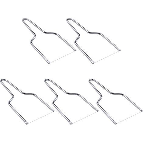 Lot von 5 Frischkäsetranchen aus rostfreiem Edelstahl mit Frischkäse-Multifunktionsfil (1/5)