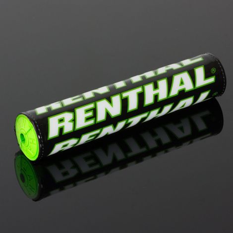 Spugna per volante Renthal SX PAD (240 mm) colore nero/verde/bianco con logo Renthal