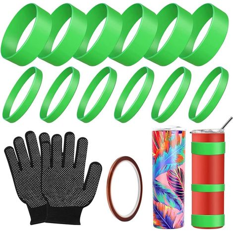 Bandes de Silicone pour avec Rubans de Transfert Accessoires de Sublimation pour Tasse Presse Machine Envelopper le Paquet Gobelet dans le Four (1/5)