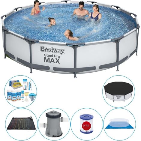 Bestway Bestway Steel Pro MAX Ronde - 366x76 cm - 7-pièces  S21682