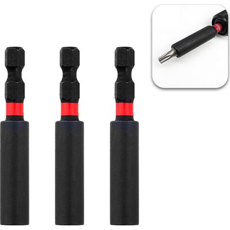 Impact Resistant Magnetic Bit Holder 1/4" Hex Shank Fits Tools - For Standard (1/5)