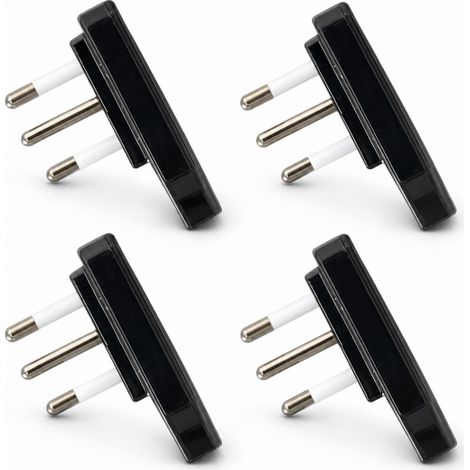 4 Spine Elettriche Ultrapiatte 90° 2P+T 16A 250V Salvaspazio 1027AN