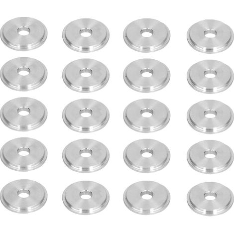 Lot de 20 rondelles en alliage d'aluminium à diamètre variable, pièces de robot, diamètre extérieur 14 mm, 4904-0004-0014 (1/5)