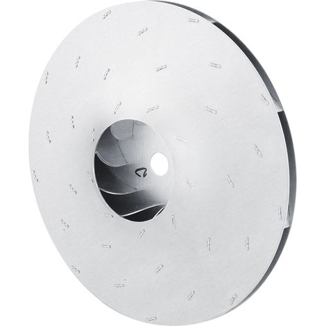 Ortviai Ventilateur rotatif pour aspirateur – Roue à aubes en aluminium, diamètre 112 mm, épaisseur 5,5 mm, trou 8 mm (1/3)