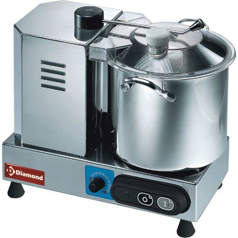 Robot cutter inox - 6 litres - variateur de vitesse - Diamond