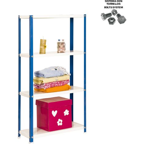 Estantería SIMONRACK Simonhome classic mini 4/300 azul/blanco (1/5)