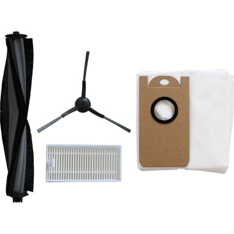 Accessories for balayeuse Alpha 2plus/VXVC15-JCB-1: brosse rotative, brosse latérale, cartouche filtrante, grille de filtration, sac à poussière (1/5)