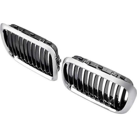 Frontnierengrill aus Chrom und Glanzschwarz für BMW E36 3er-Reihe