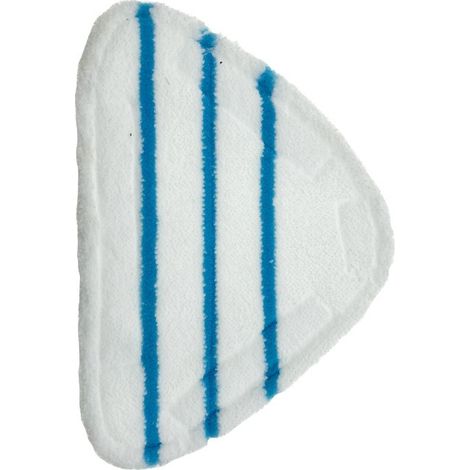 Housses en Microfibre Balai Vapeur Steam Accessoire Chiffons universel Triangle lavable pour Nettoyeur Vapeur Hot Spray, Blanc Microfibre Steam Mop Pads Lavables En Machine(lot de 3) (1/5)