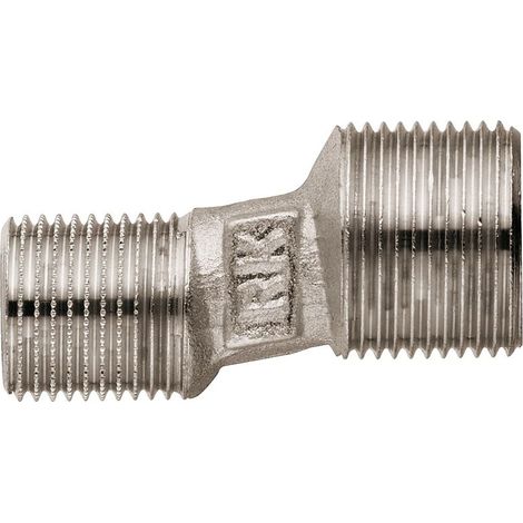 -Ersatzteil S-Anschlüsse (2 Stück) G 1/2 x G 3/4 vernickelt (1/2)