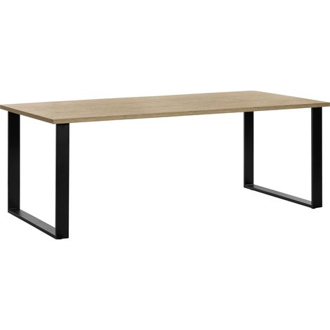 Table de salle à manger style industriel Virgile (1/4)
